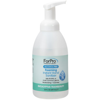 ForPro Alcohol-Free Foaming Instant Hand Sanitizer, Eucalyptus Tranquility, 20 oz.