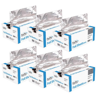 ForPro Embossed Foil Sheets 900S 9” x 10.75” 500 Sheets, Pack of 6