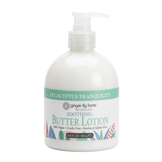 Ginger Lily Farms Botanicals Eucalyptus Tranquility Soothing Butter Lotion, 16.9oz