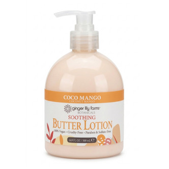 Ginger Lily Farms Botanicals Coco Mango Soothing Butter Lotion, 16.9oz