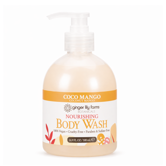Ginger Lily Farms Botanicals Coco Mango Nourishing Body Wash, 16.9oz