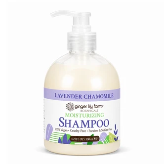 Ginger Lily Farms Botanicals Lavender Chamomile Moisturizing Shampoo, 16.9oz, Pack of 6