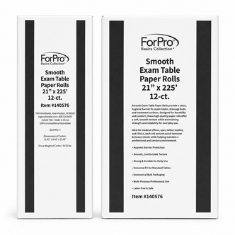ForPro Smooth Exam Paper Roll 21"x125' 12ct