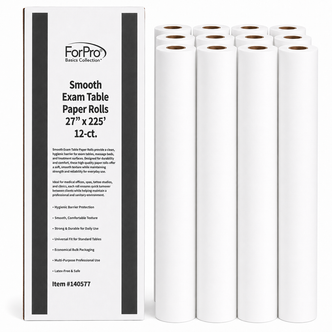 ForPro Smooth Exam Paper Roll 27"x125' 12ct