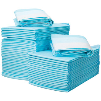 ForPro Basics 5-Layer Leakproof Disposable Underpads, 22" x 22", 100 Count