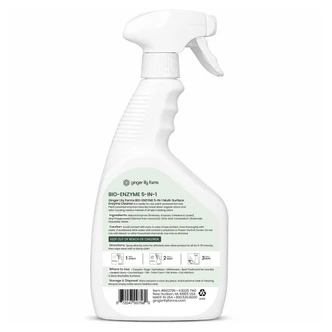 Ginger Lily Farms Bio-Enzyme 5-in-1 Multi-Surface Cleaner Spray, 32 Oz