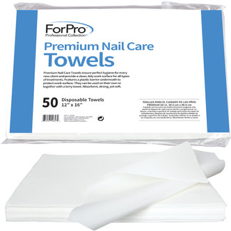 Premium Nail Care Towels, 50-Count