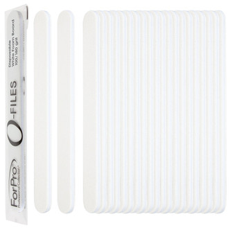 O-Files Foam Board 100/180 Grit, White, 100-Count