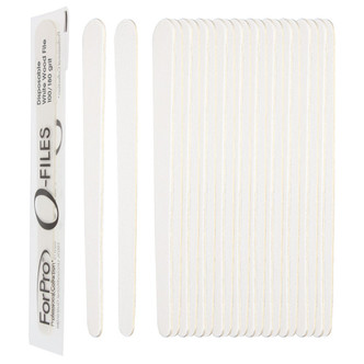 ForPro O-Files Wood Board White 100/180 Grit 100-Count