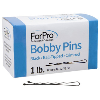 ForPro Bobby Pins Black 2” L 1 Lb.
