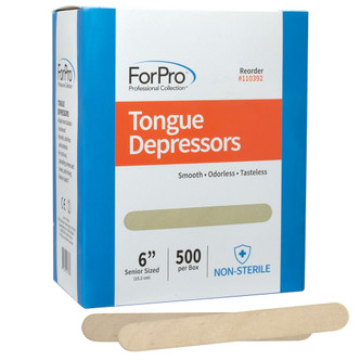 Non-Sterile Senior Tongue Depressors, 500-Count