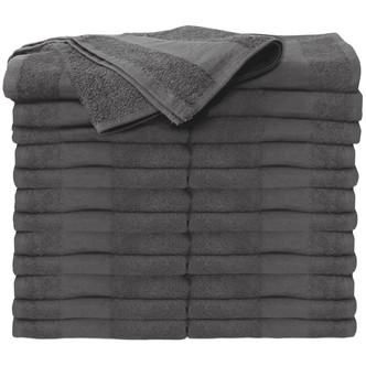 ForPro Premium Bleach Tough Salon Towels - Cool Grey - 24-ct.