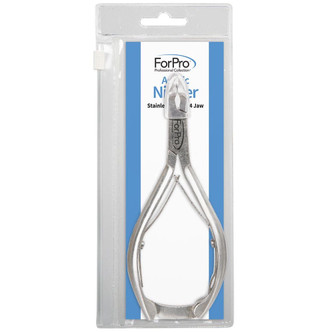 ForPro Premium Stainless Steel Heavy-Duty Acrylic Nipper ¼ Jaw