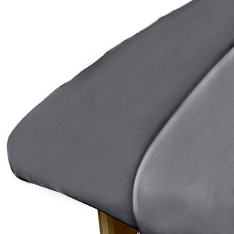 Premium Microfiber Massage Fitted Sheet Cool Grey