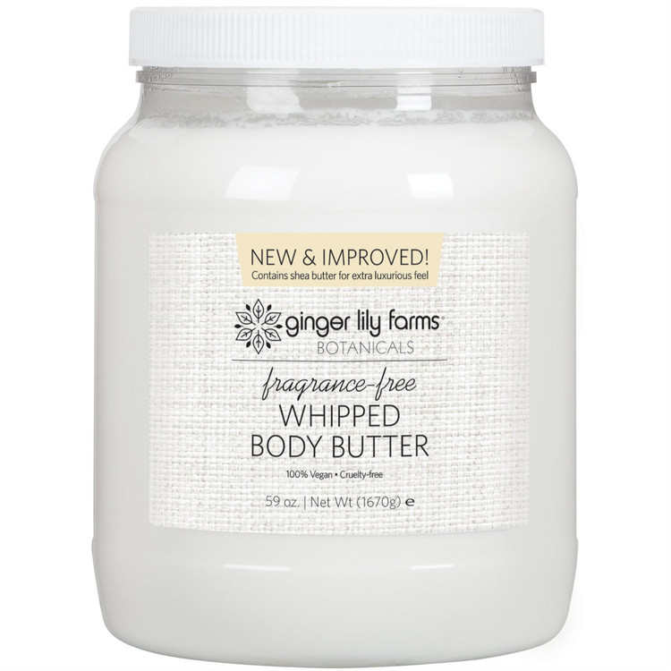 Ginger Lily Farms Botanicals Fragrance-Free Whipped Body Butter