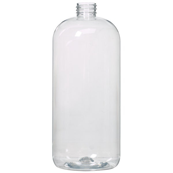 Boston Round PET 28/410 Clear 32 oz.