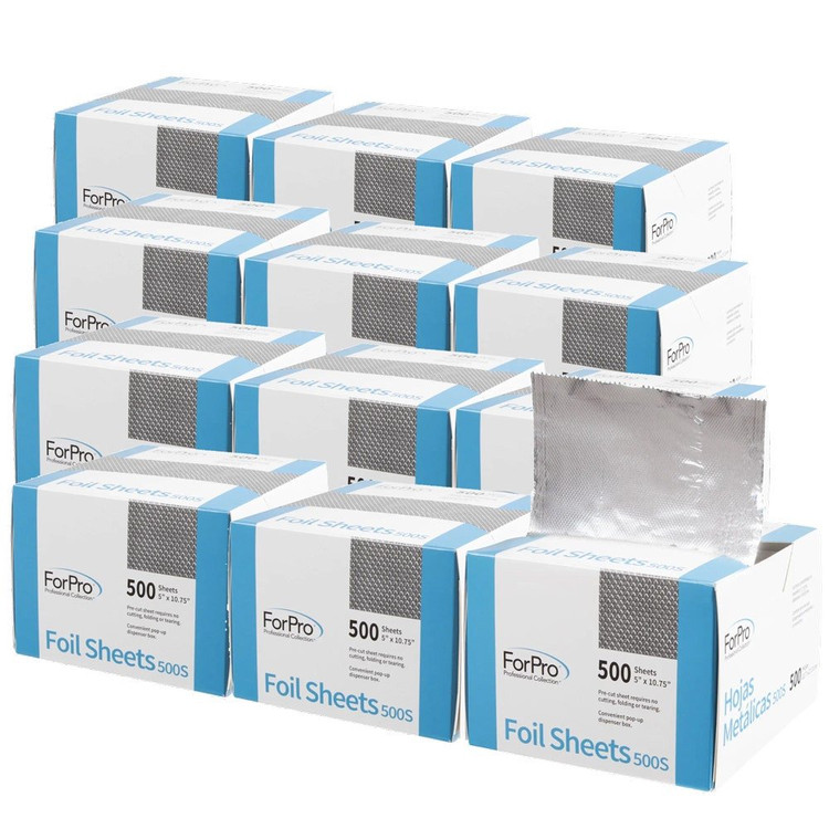 ForPro Embossed Foil Sheets 500S, 500-Count 12pk