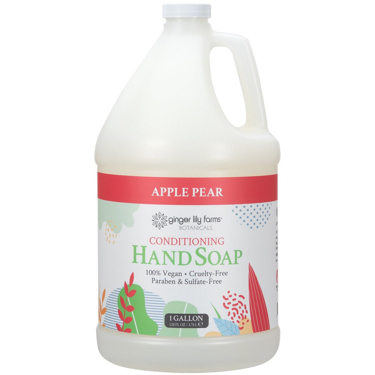 
Ginger Lily Farms Botanicals Apple Pear Conditioning Hand Soap 1 Gallon