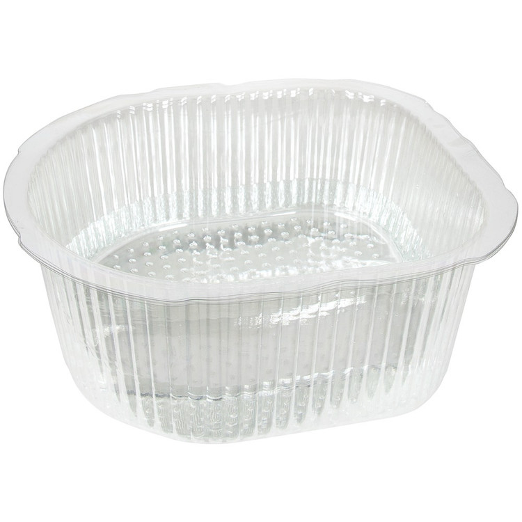 ForPro Universal Pedi Bath Liners, Clear, 14.5” W x 12.5” L x 6” D, 100-Count