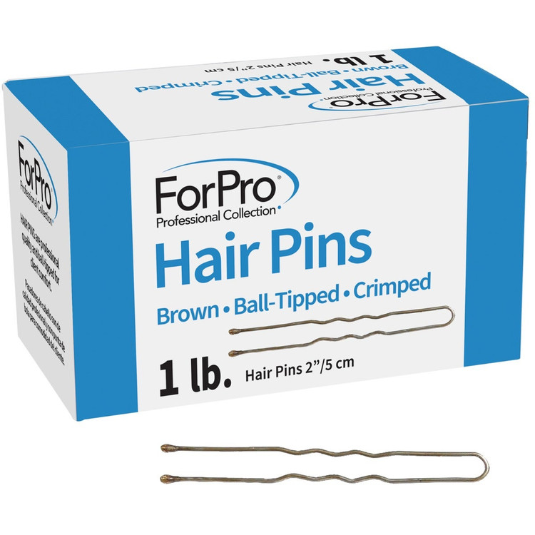 ForPro Hair Pins Brown 2” L 1 Lb.