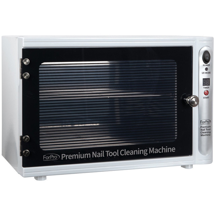 ForPro Premium Nail Tool Cleaning Machine, Large 9L Capacity, Sanitizes Towels & Implements, 10.3" H x 15" W x 8.5" D