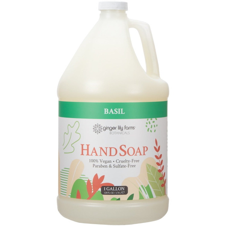 Ginger Lily Farms Botanicals Basil Conditioning Hand Soap, 1 Gallon