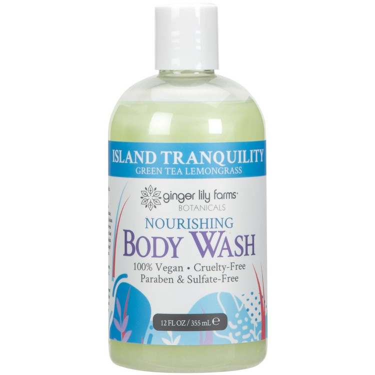 Ginger Lily Farms Botanicals Island Tranquility Nourishing Body Wash, 12 oz. Bottle