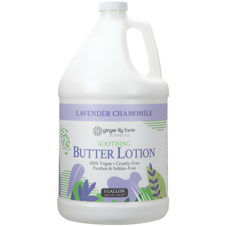 Ginger Lily Farms Botanicals Lavender Chamomile Soothing Butter Lotion, 1 Gallon
