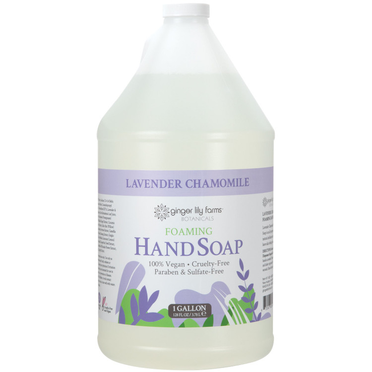 Ginger Lily Farms Botanicals Foaming Hand Soap, Lavender Chamomile, 1 Gallon Refill