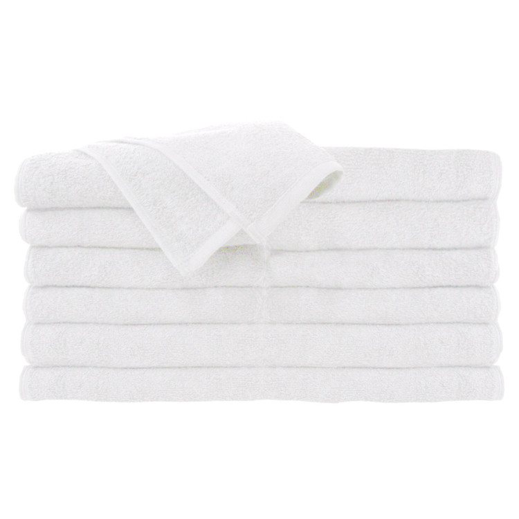 ForPro Premium 100% Cotton All-Purpose Towels White 12-Count