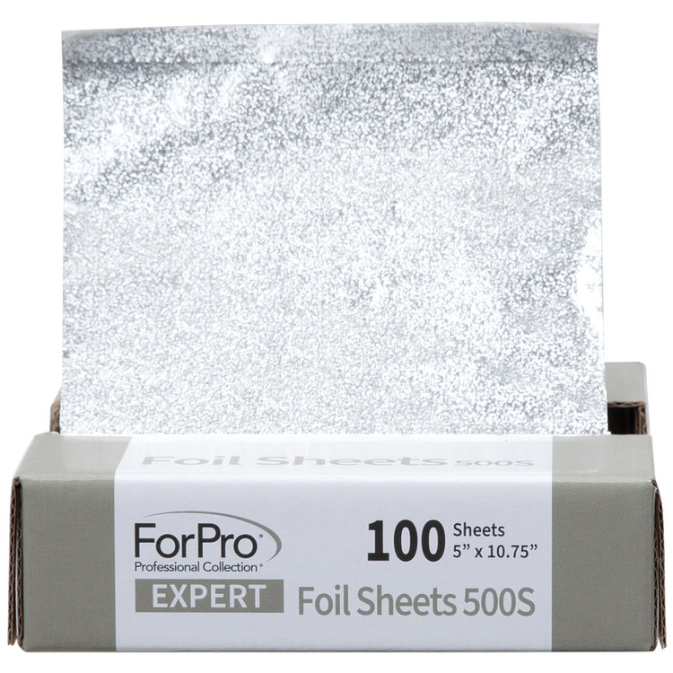 ForPro Expert Embossed Foil Sheets 500S 5" x 10.75" Pop-Up Dispenser 100 sheets