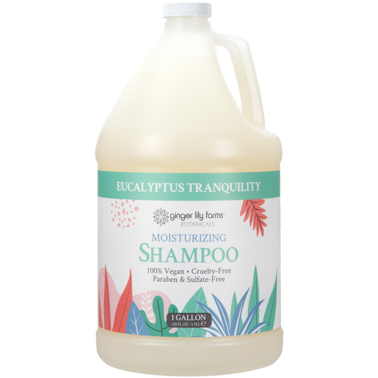 Ginger Lily Farms Botanicals Eucalyptus Tranquility Moisturizing Shampoo, 1 Gallon