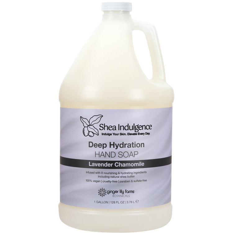 Shea Indulgence Deep Hydration Hand Soap Lavender Chamomile, 1 Gallon