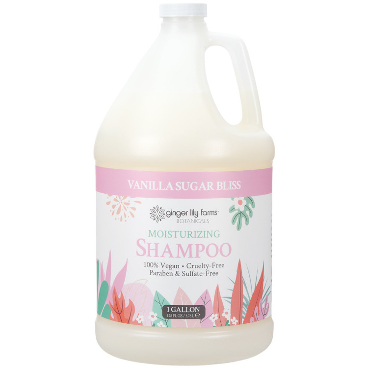 Ginger Lily Farms Botanicals Vanilla Sugar Bliss Moisturizing Shampoo, 1 Gallon