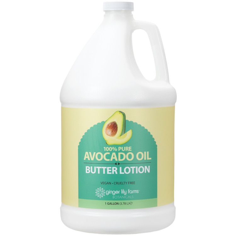 GLFB 100% Pure Avocado Oil Butter Lotion Gallon