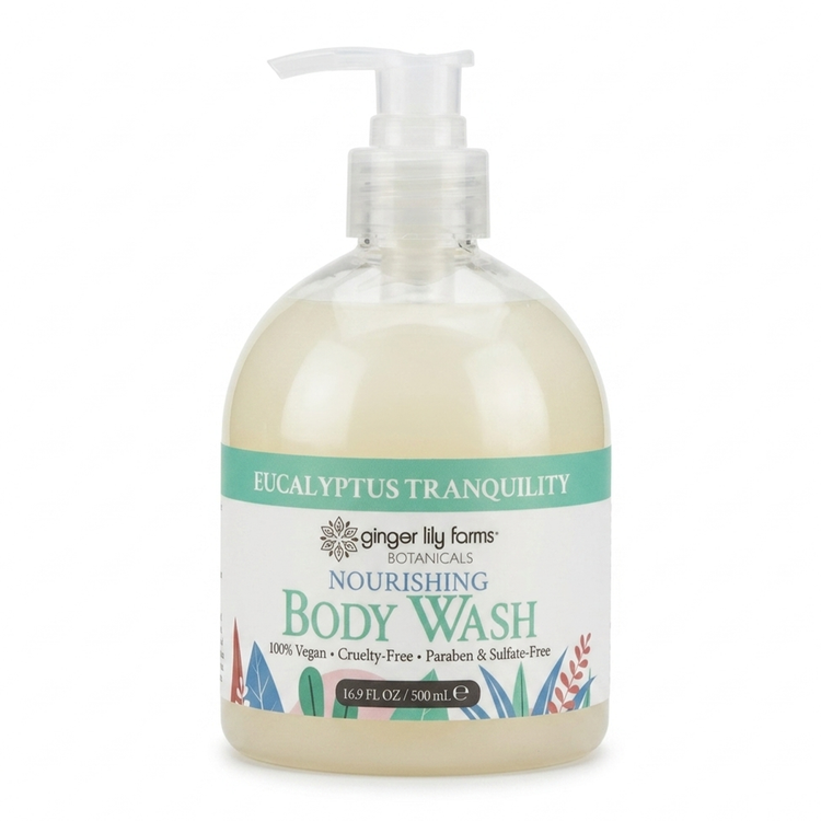 Ginger Lily Farms Botanicals Eucalyptus Tranquility Nourishing Body Wash, 16.9oz