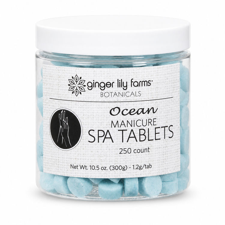 Ginger Lily Farms Manicure Spa Tablets, Ocean Scent, 250ct