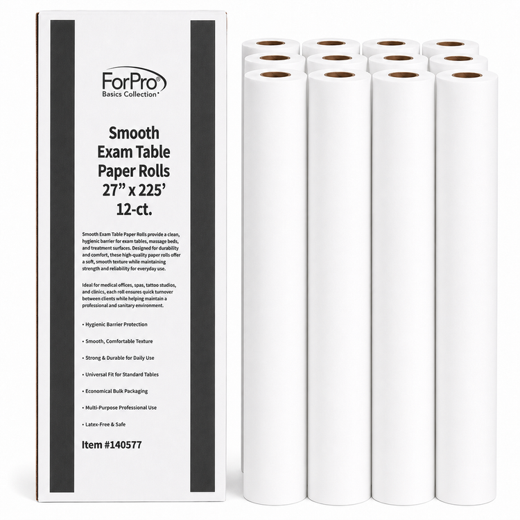 ForPro Smooth Exam Paper Roll 27"x125' 12ct
