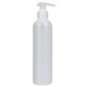 ForPro Cosmo Natural PET Pump Bottle Round 8 Oz.