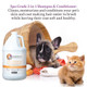 Ginger Lily Farms Dog & Pet Formula 2-in-1 Shampoo & Conditioner, 1 Gallon Refill
