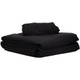 Premium Microfiber 3-Piece Massage Sheet Set, Black
