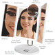 ForPro Expert Rechargeable LED Tri-Panel Makeup Mirror