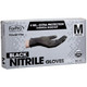 ForPro Black Nitrile Gloves 4 Mil. Medium 100-Count
