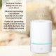 Pure Essential Oil Works Sensei LED Ultrasonic Aroma Diffuser White