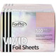 VIVID Rose Embossed Foil Sheets 5" x 10.75" Pop-Up Dispenser 500 sheets