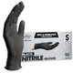 ForPro Black Nitrile Gloves 4 Mil. Small 100-Count 10pk