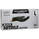 ForPro Black Nitrile Gloves 4 Mil. Large 100-Count