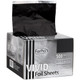 VIVID Black Embossed Foil Sheets 5" x 10.75" Pop-Up Dispenser 500 sheets