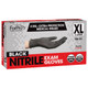 ForPro Black Nitrile Exam Gloves 4 Mil. X-Large 100-Count