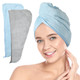 ForPro Premium Microfiber Hair Towel Wrap 2-ct